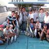 琉球ジャスコ釣りクラブメンバー。渡名喜沖で3.8手口のトカキンを始めマンビカー、ヤマトナガイユー、ガーラなどしめて150キロをゲット。